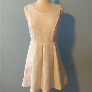 Pleated Dres with Back Detail